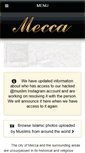 Mobile Screenshot of mecca.net