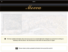 Tablet Screenshot of mecca.net