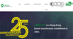 Desktop Screenshot of mecca.com.hk